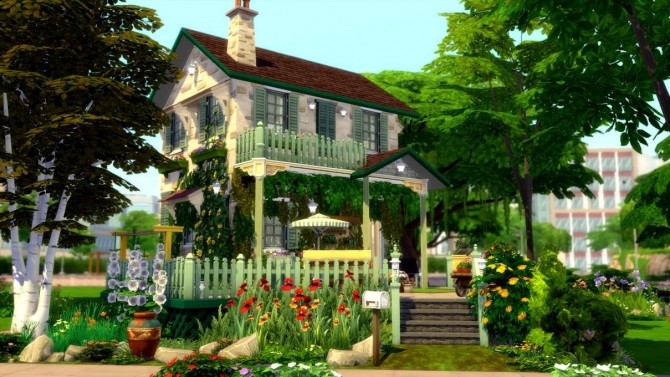 Sims 4 2020 Rue des Sims house by chipie cyrano at L’UniverSims