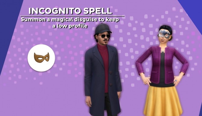 Sims 4 Incognito Spell by kutto at Mod The Sims