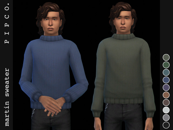 Sims 4 Martin sweater by Pipco at TSR