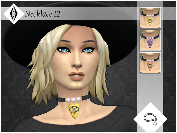 Sims 4 Necklace 12 by AleNikSimmer at TSR