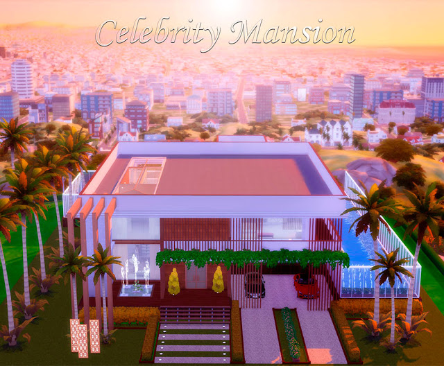 Sims 4 Celebrity Mansion at Lily Sims