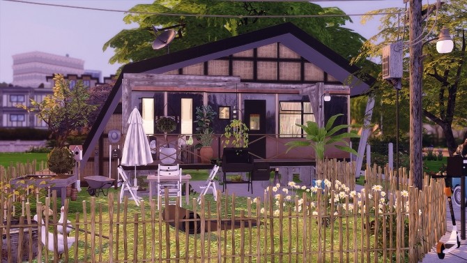 Sims 4 101 | YOGA SHACK TINY HOME at SoulSisterSims