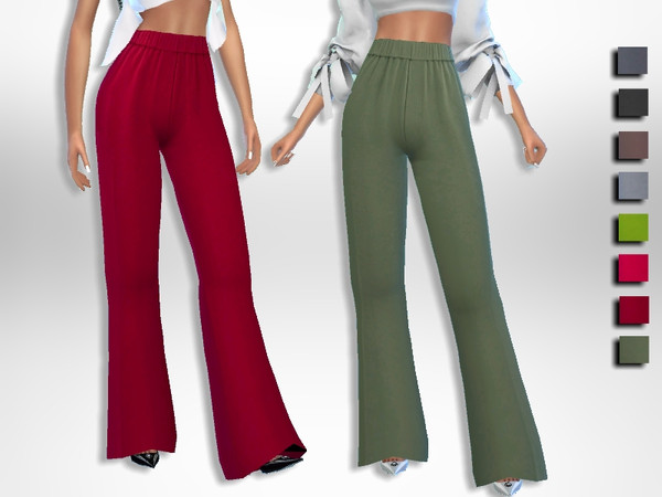 Sims 4 Comfy Flare Pants by Puresim at TSR