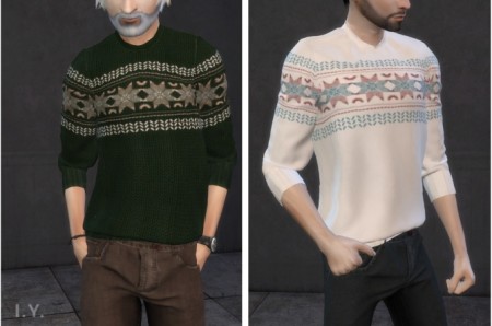 Knitted winter sweater at IdentifyYourself