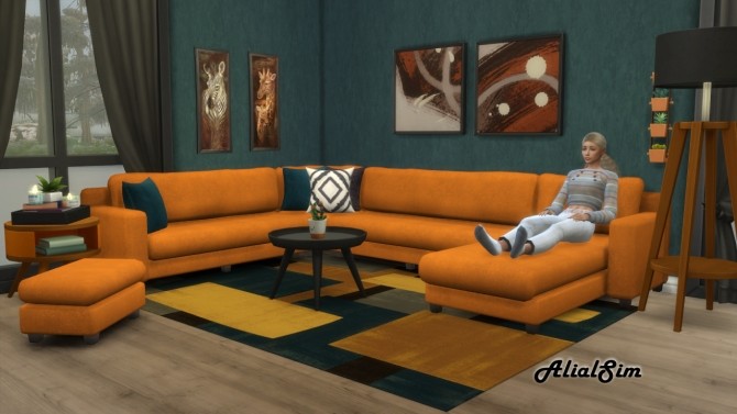 Alexander Sofa Module At Alial Sim, How To Make A Corner Sofa In Sims 4