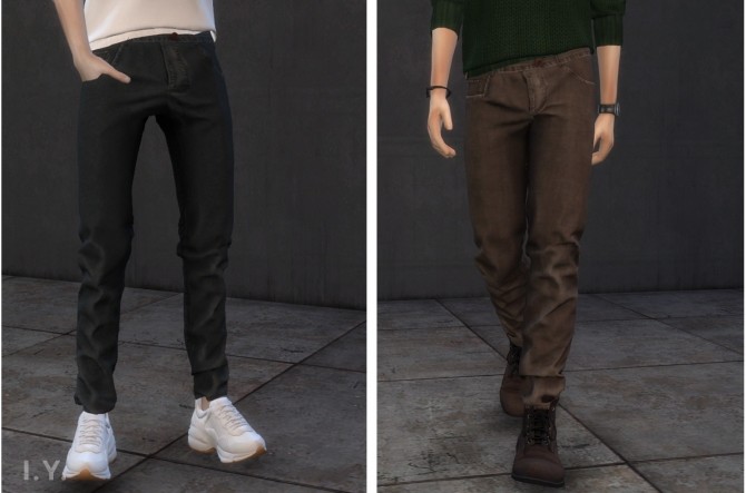 Sims 4 Slim tapered jeans at IdentifyYourself