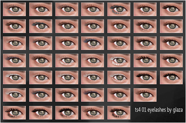 Sims 4 01 eyelashes (P) at All by Glaza
