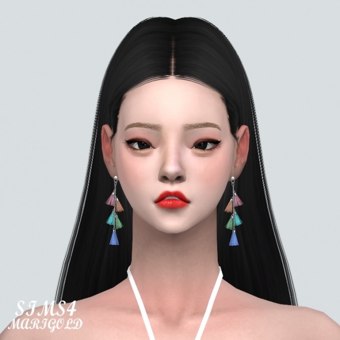 Sims 4 Tassel Chain Earrings at Marigold