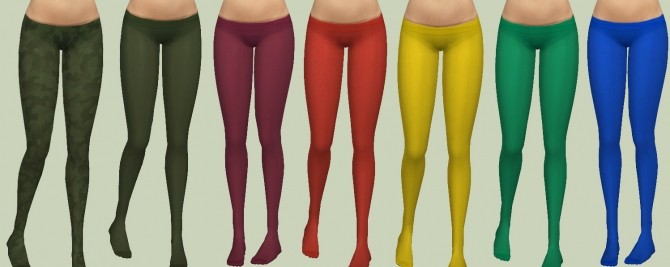 Sims 4 Fall Color Tights at Sims 4 Diversity Project
