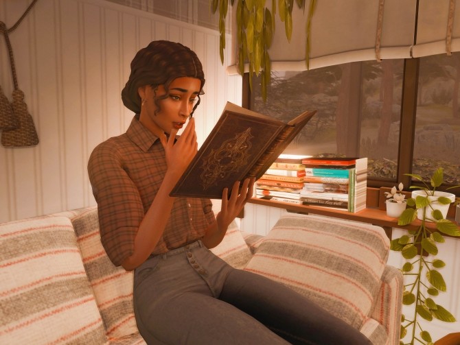 Sims 4 Reading a Book Poses at Katverse