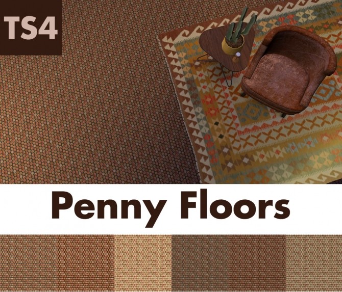 Sims 4 Penny floors at Riekus13