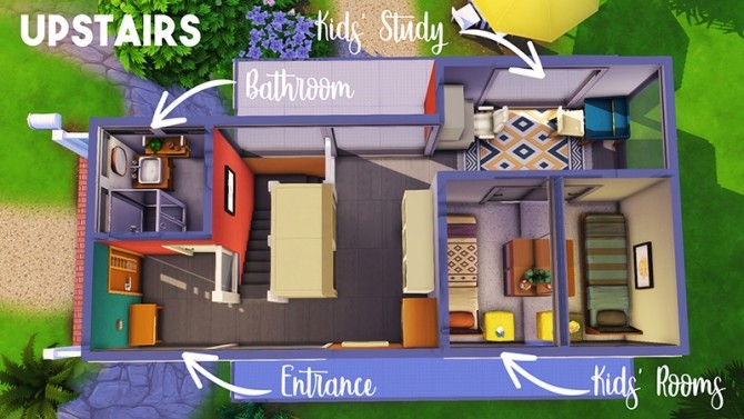 Sims 4 Tiny Living Home for Four at Miss Ruby Bird