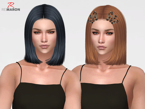 Sims 4 Maddie Hair Retexture by remaron at TSR