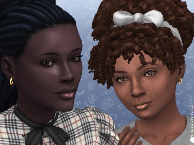Sims 4 Just a lipgloss at Sims 4 Diversity Project