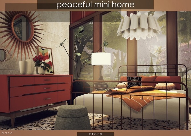 Sims 4 Peaceful Mini Home by Praline at Cross Design