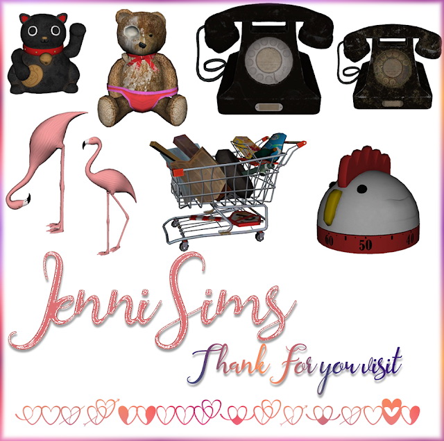 Sims 4 Clutter Decorative 7Items at Jenni Sims