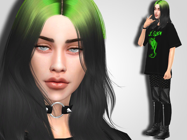Sims 4 Billie Eilish at MSQ Sims