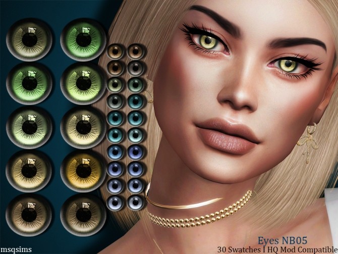 Sims 4 Eyes NB05 at MSQ Sims