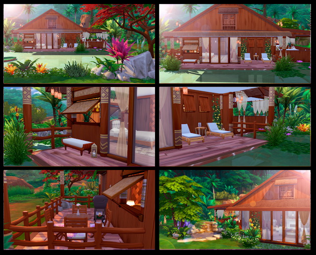 Sims 4 Selvadora chalet at Lily Sims
