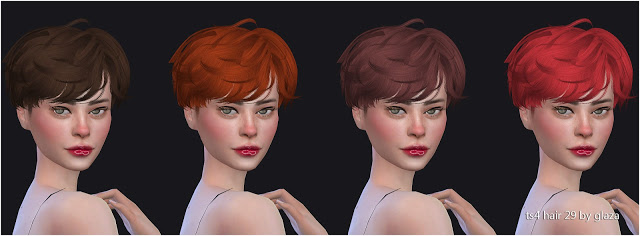 Sims 4 Hair 29 (P) at All by Glaza