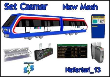 Set Casmar for train stations at Nefertari 13