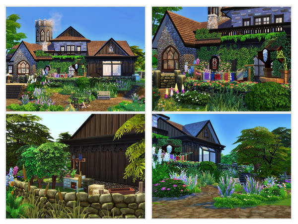 Sims 4 MARTA traditional house by marychabb at TSR