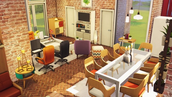 Sims 4 Tiny Living Home for 8 Sims at Miss Ruby Bird