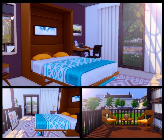 Sims 4 Tiny Modern House at Lily Sims