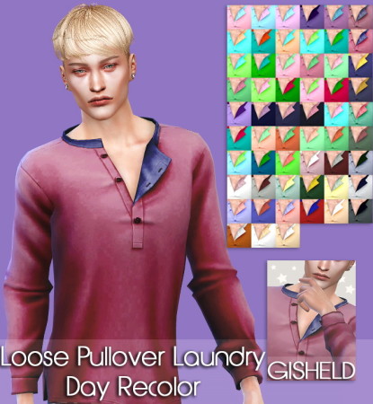 Loose Pullover Laundry Day Recolor at Gisheld