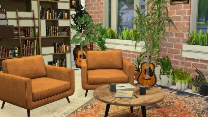 Sims 4 LIBRARY ROOM at MODELSIMS4