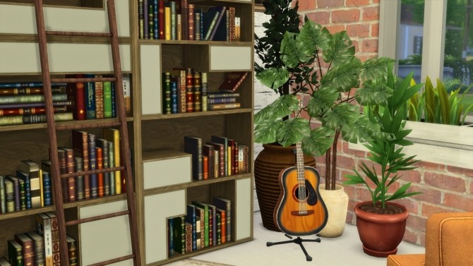 Sims 4 LIBRARY ROOM at MODELSIMS4