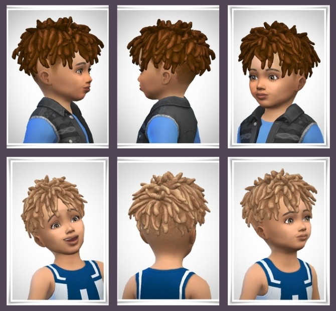 Sims 4 Chad Dreads Toddler version at Birksches Sims Blog