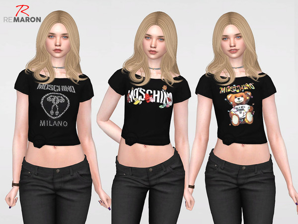 T Shirt By Remaron At Tsr Sims 4 Updates