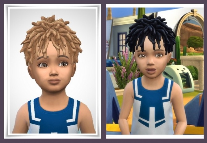 Sims 4 Chad Dreads Toddler version at Birksches Sims Blog