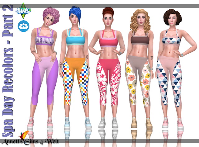 Sims 4 Spa Day Recolors Part 2 at Annett’s Sims 4 Welt