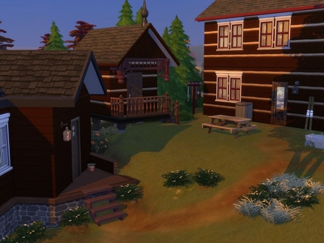Sims 4 Lensmann (sheriff) Garden at KyriaT’s Sims 4 World