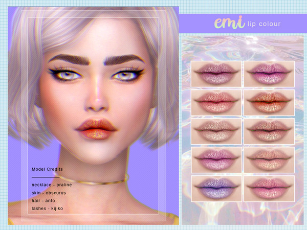 Sims 4 Emi Lip Colour by Screaming Mustard at TSR