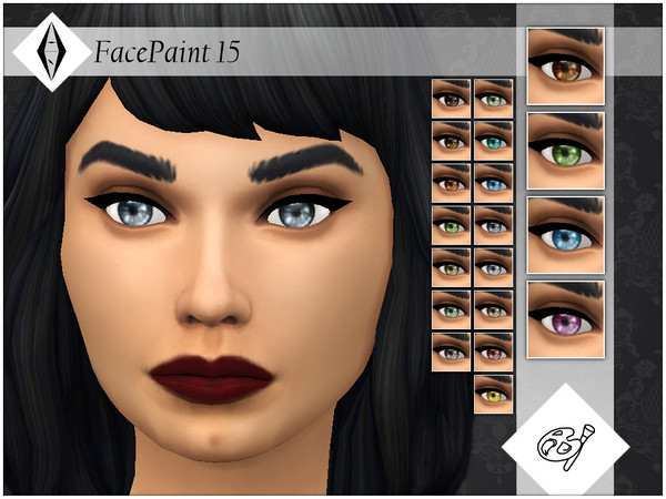 Sims 4 FacePaint 15 by AleNikSimmer at TSR