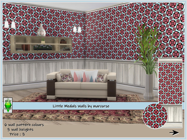Sims 4 Little Medals Walls by marcorse at TSR