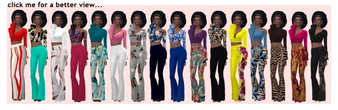Sims 4 ORANOS’ BELL SLEEVED TOP at Sims4Sue