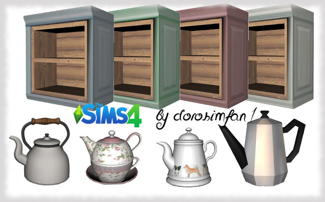 Sims 4 Country house kitchen Deco by dorosimfan1 at Sims Marktplatz