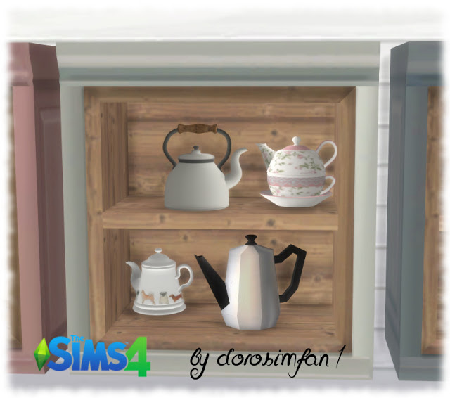Sims 4 Country house kitchen Deco by dorosimfan1 at Sims Marktplatz