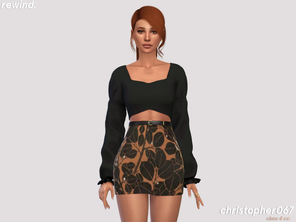 Sims 4 Rewind Skirt by Christopher067 at TSR