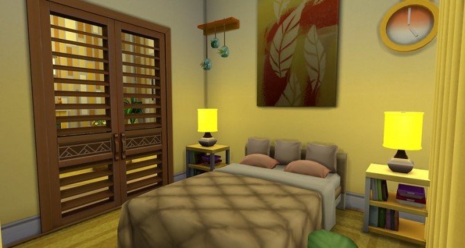 Sims 4 All Yellow studio by ihelen at ihelensims