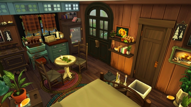 TINY OFF-THE-GRID HOUSE at Aveline Sims » Sims 4 Updates