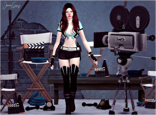Sims 4 Clutter Movies 5 Items at Jenni Sims