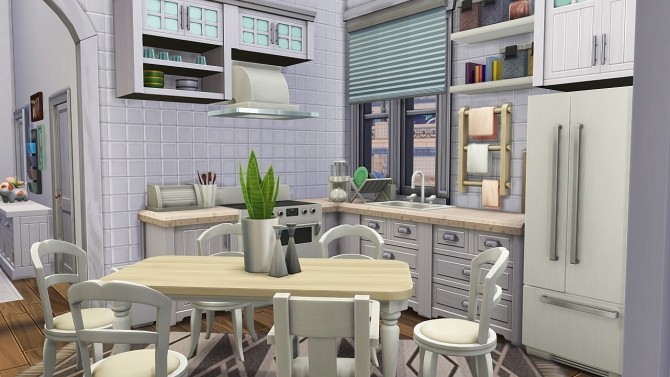 Sims 4 SINGLE MOM W/ 5 KIDS APARTMENT at Aveline Sims