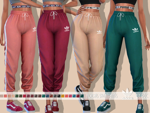 Sims 4 Sport Sweatpants by Pinkzombiecupcakes at TSR