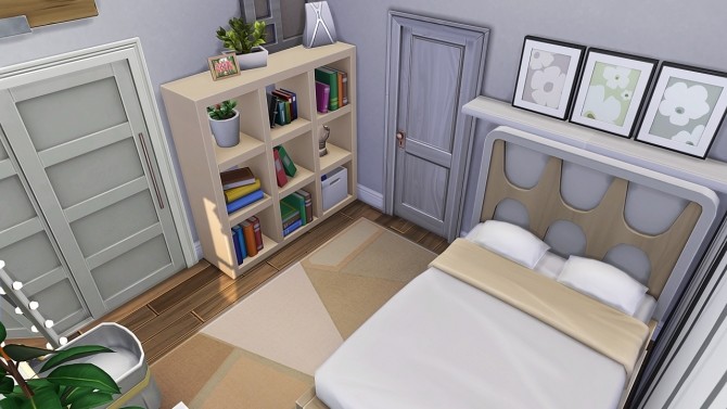 Sims 4 SINGLE MOM W/ 5 KIDS APARTMENT at Aveline Sims
