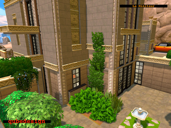 Sims 4 La Minitaur house by QubeDesign at TSR